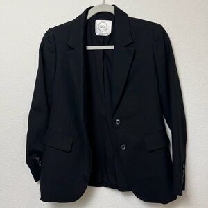 1901 Black Linen Blazer
